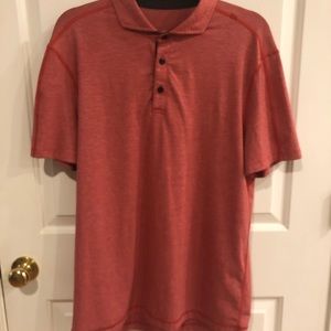 Red Large lululemon men’s polo